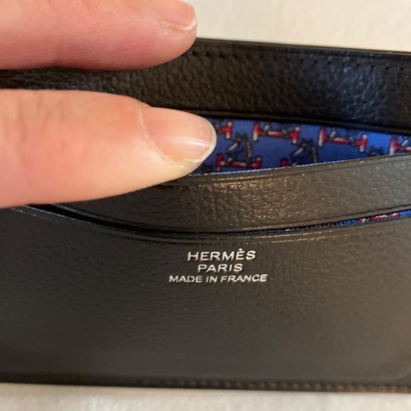 Hermes Citizen Twill Card Holder - Picture 5 of 6